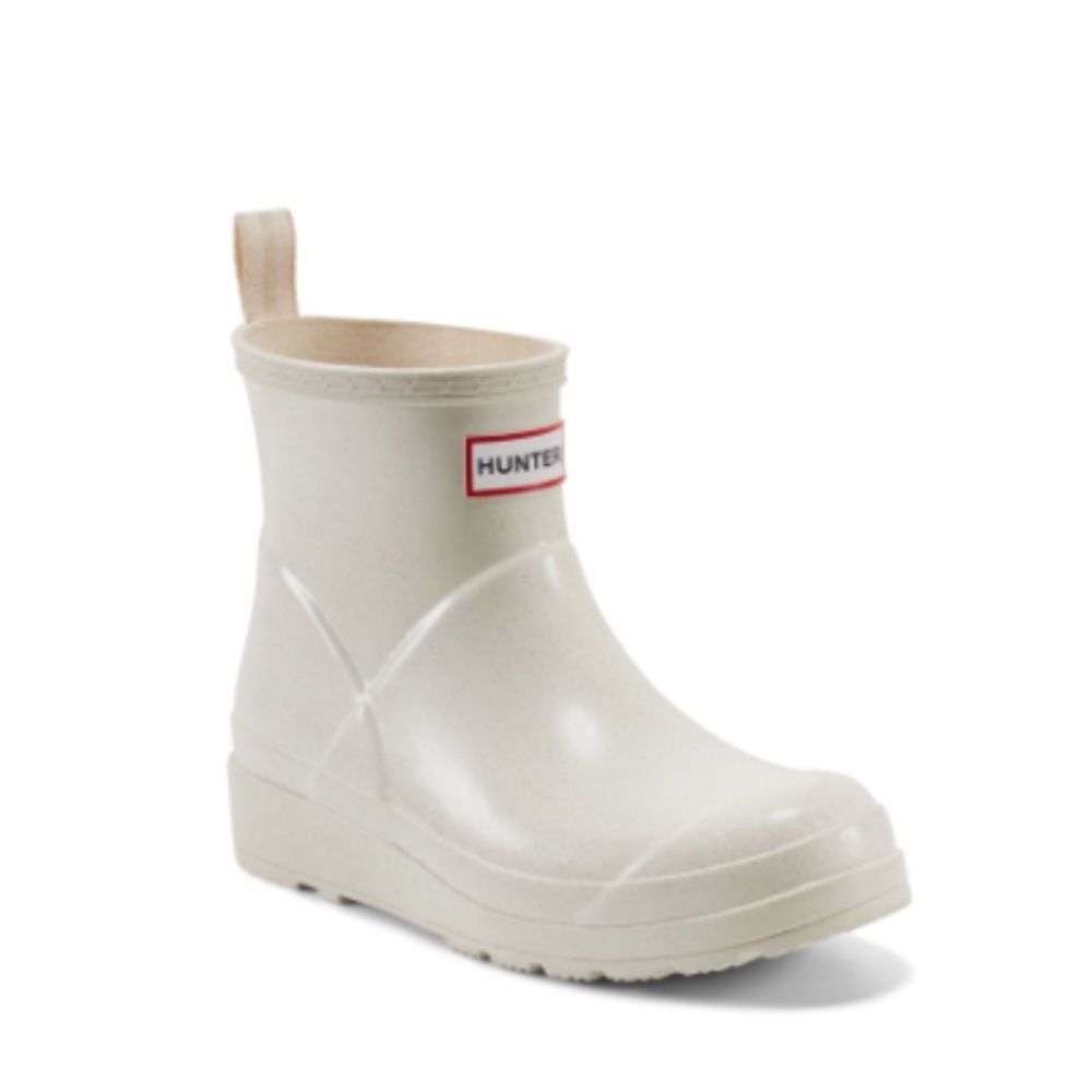 Hunter Women's Short Rain Boot in Ivory